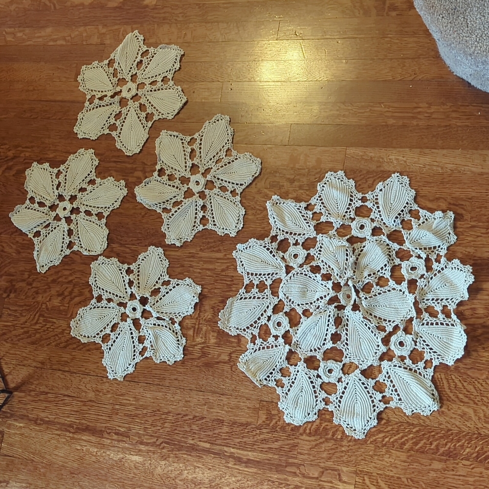 Handmade Crochet Cotton Tablecloth